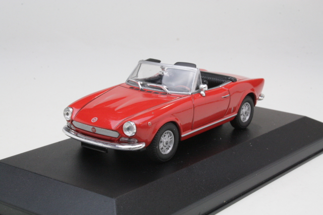 Fiat 124 Spider 1966, punainen - Sulje napsauttamalla kuva