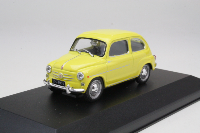 Fiat 600, keltainen - Sulje napsauttamalla kuva