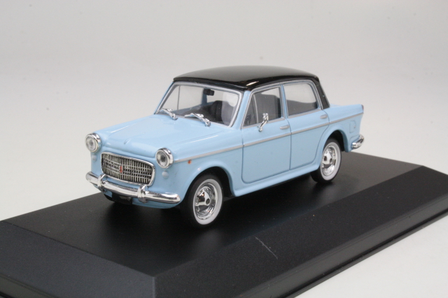 Fiat 1100 1960, sininen/musta - Sulje napsauttamalla kuva