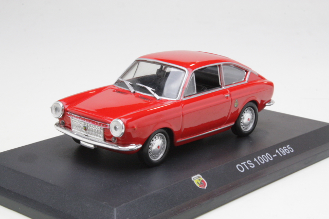 Fiat Abarth OTS 1000 1965, punainen - Sulje napsauttamalla kuva