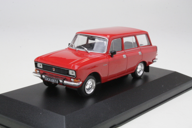 Moskvitch 2137 1978, red - Click Image to Close
