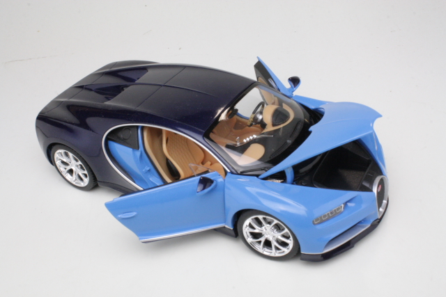 Bugatti Chiron Le Patron 2016, sininen/musta