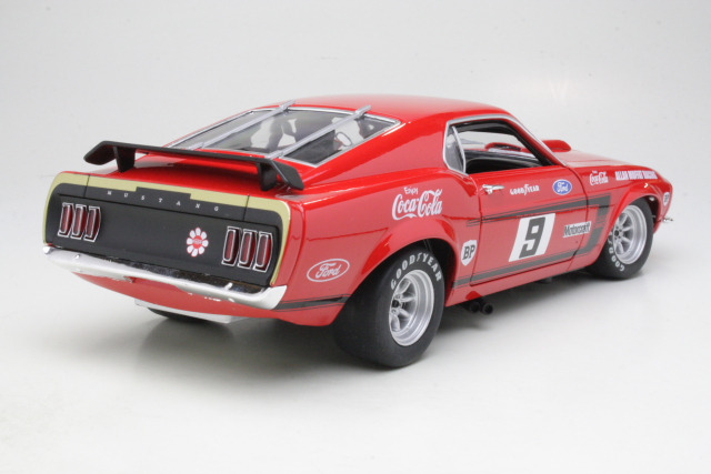 Ford Mustang Boss 302, Trans Am 1969, A.Moffat, no.9 - Sulje napsauttamalla kuva