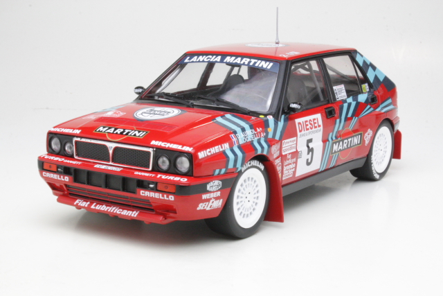 Lancia Delta HF Integrale 16V, San Remo 1989, D.Auriol, no.5 - Sulje napsauttamalla kuva