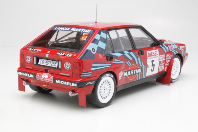 Lancia Delta HF Integrale 16V, San Remo 1989, D.Auriol, no.5 - Sulje napsauttamalla kuva