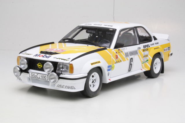 Opel Ascona B 400, 3rd. Monte Carlo 1981, J.Kleint, no.6 - Sulje napsauttamalla kuva