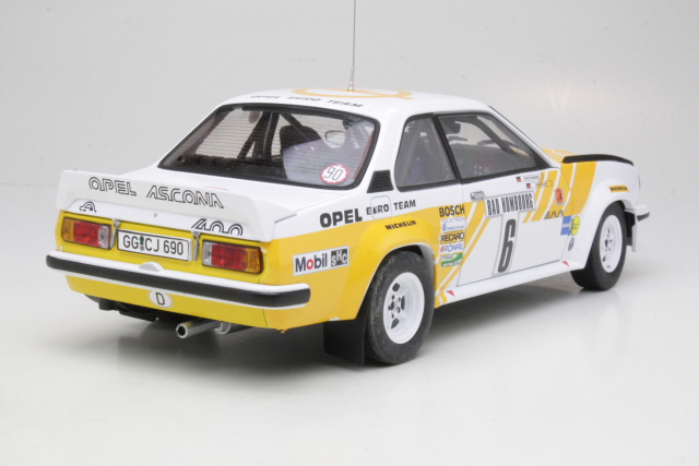 Opel Ascona B 400, 3rd. Monte Carlo 1981, J.Kleint, no.6 - Sulje napsauttamalla kuva