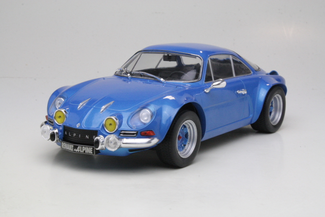 Alpine Renault A110 1972, sininen - Sulje napsauttamalla kuva