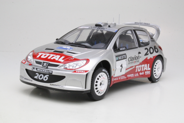 Peugeot 206 WRC, Finland 2001, M.Grönholm, no.1