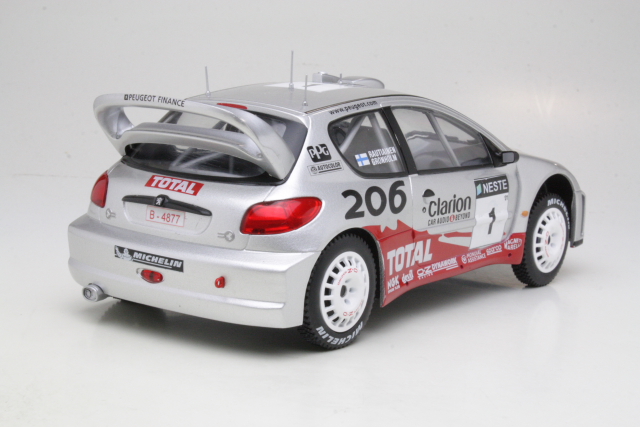 Peugeot 206 WRC, Finland 2001, M.Grönholm, no.1 - Sulje napsauttamalla kuva