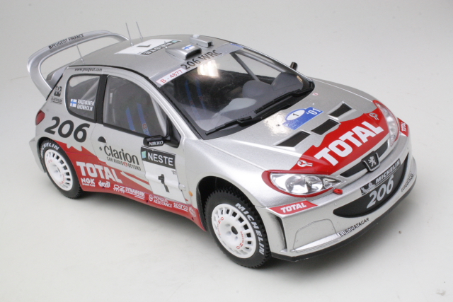 Peugeot 206 WRC, Finland 2001, M.Grönholm, no.1 - Sulje napsauttamalla kuva