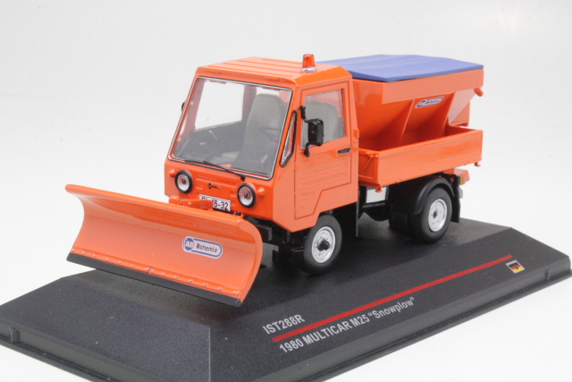 Multicar M25 1980, oranssi "Lumilevy"