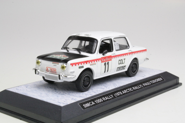 Simca 1000, Arctic Rally 1976, P.Toivonen, no.11