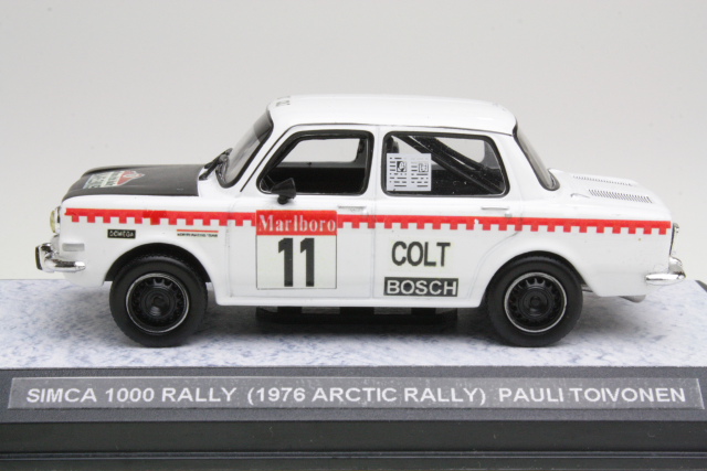 Simca 1000, Arctic Rally 1976, P.Toivonen, no.11