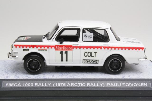 Simca 1000, Arctic Rally 1976, P.Toivonen, no.11 - Click Image to Close