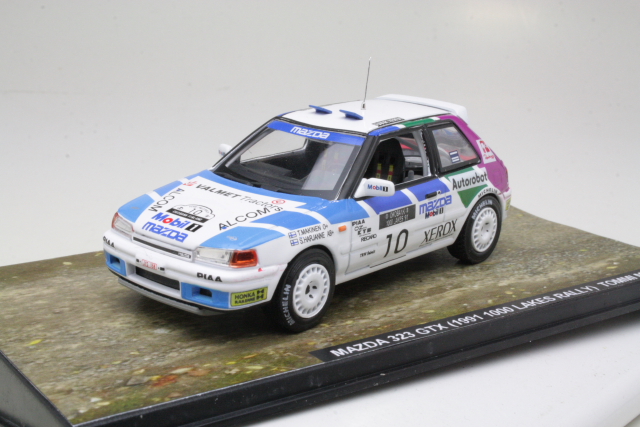 Mazda 323 GT-X, 5th. Finland 1991, T.Mäkinen, no.10