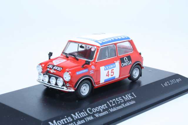 Mini Cooper S1275, 1000 Lakes 1966, T.Mäkinen, no.45