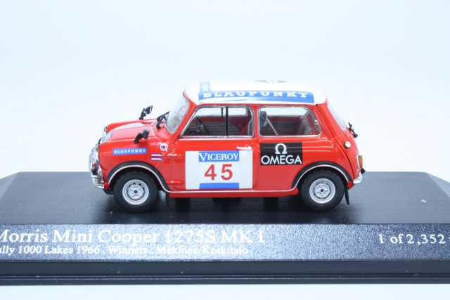Mini Cooper S1275, 1000 Lakes 1966, T.Mäkinen, no.45