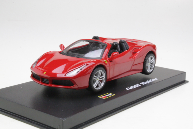 Ferrari 488 Spider 2016, red