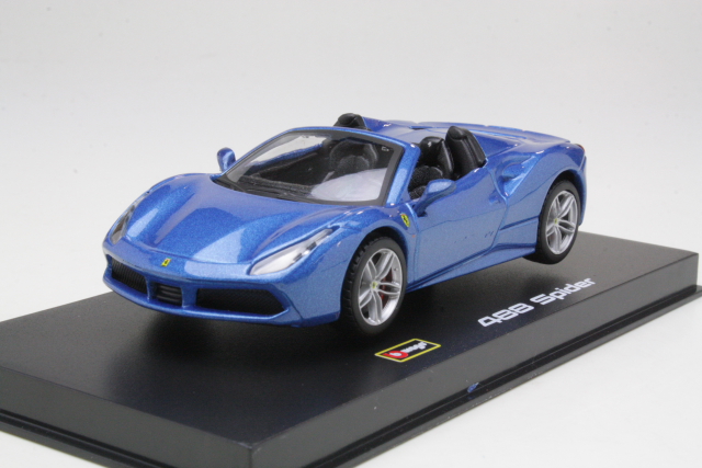 Ferrari 488 Spider 2016, blue