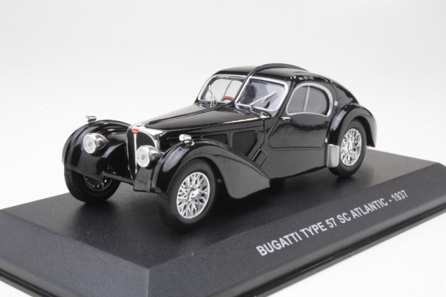 Bugatti Typ 57 SC Atlantic 1937, musta