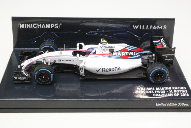 Williams FW38, Brazilian GP 2016, V.Bottas, no.77 - Sulje napsauttamalla kuva