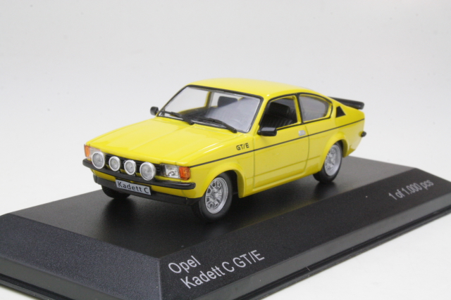 Opel Kadett C GT/E 1978, keltainen - Sulje napsauttamalla kuva