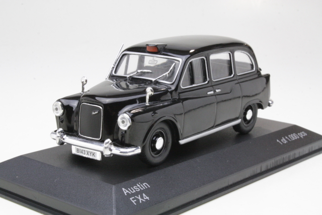 Austin FX4 1985, musta "London Taxi" - Sulje napsauttamalla kuva