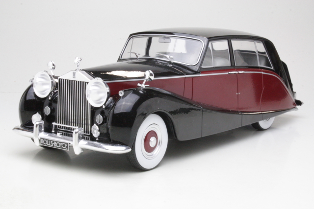 Rolls Royce Silver Wraith Empress by Hooper 1956, black/dark red