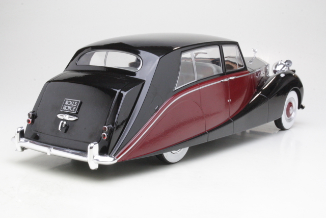 Rolls Royce Silver Wraith Empress by Hooper 1956, musta/punainen - Sulje napsauttamalla kuva