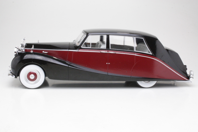 Rolls Royce Silver Wraith Empress by Hooper 1956, musta/punainen - Sulje napsauttamalla kuva