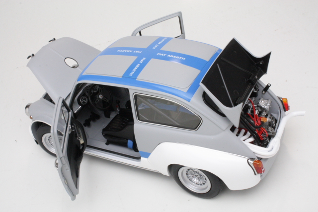 Fiat Abarth 1000 TCR 1970, grey/blue - Click Image to Close