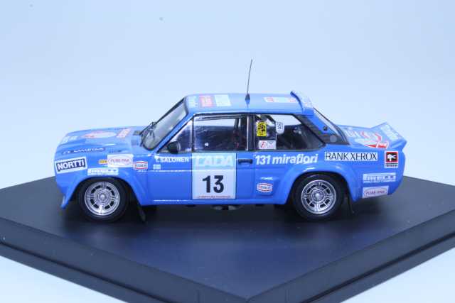 Fiat 131 Abarth, 2nd. 1000 Lakes 1977, T.Salonen, no.13 - Sulje napsauttamalla kuva