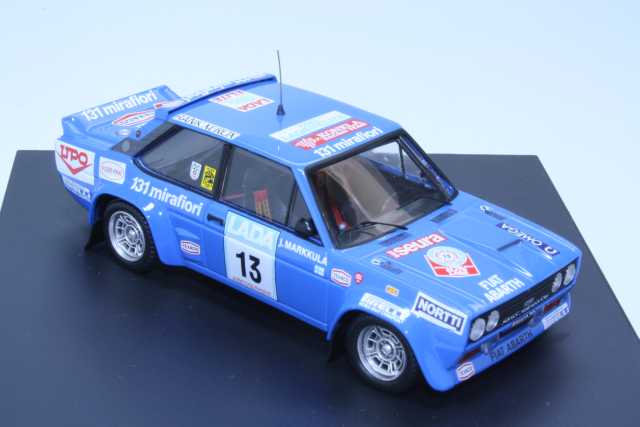 Fiat 131 Abarth, 2nd. 1000 Lakes 1977, T.Salonen, no.13