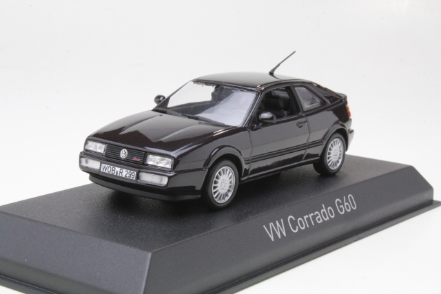 VW Corrado G60 1990, musta - Sulje napsauttamalla kuva