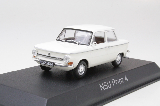 NSU Prinz 4 1964, valkoinen - Sulje napsauttamalla kuva