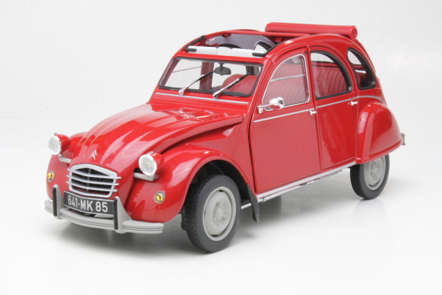 Citroen 2CV 6 1972, punainen - Sulje napsauttamalla kuva