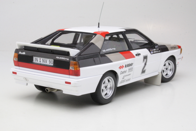 Audi Quattro, 1st. Sweden 1981, H.Mikkola, no.2 - Click Image to Close