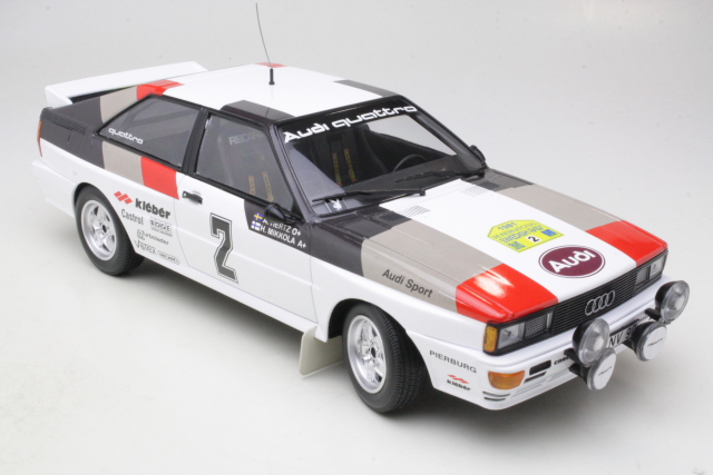 Audi Quattro, 1st. Sweden 1981, H.Mikkola, no.2 - Click Image to Close