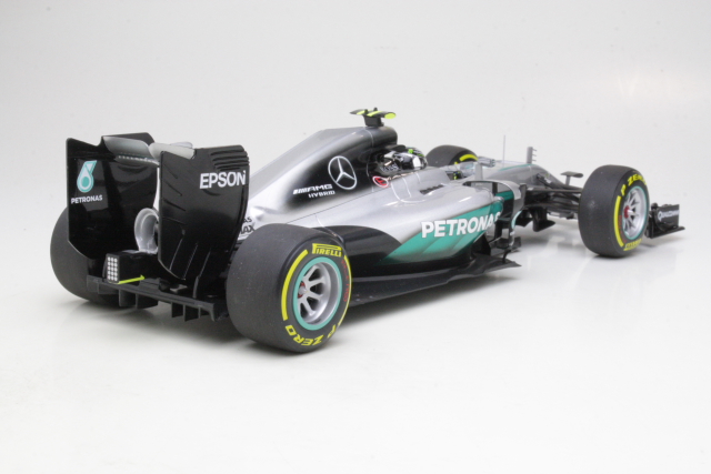 Mercedes AMG W07 Hybrid, Abu Dhabi GP 2016, N.Rosberg, no.6