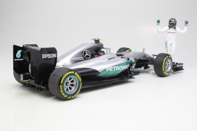 Mercedes AMG W07 Hybrid, World Champion 2016, N.Rosberg, no.6 - Sulje napsauttamalla kuva