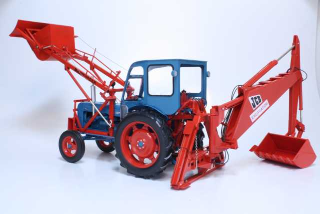 Fordson Major, JCB Frontlader + Hecklader