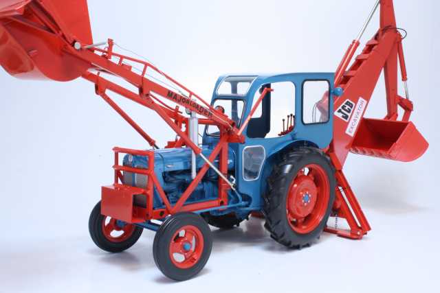 Fordson Major, JCB Frontlader + Hecklader