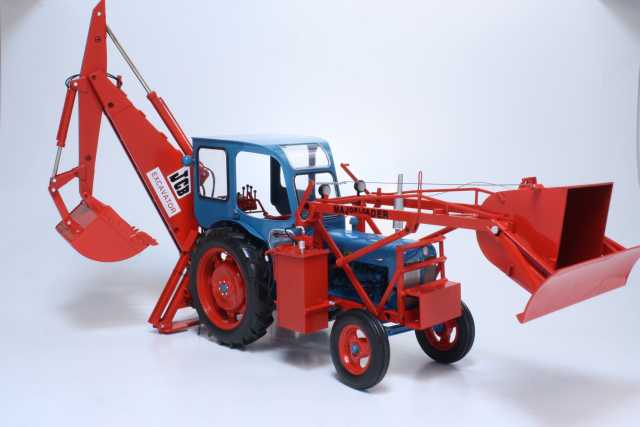 Fordson Major, JCB Frontlader + Hecklader