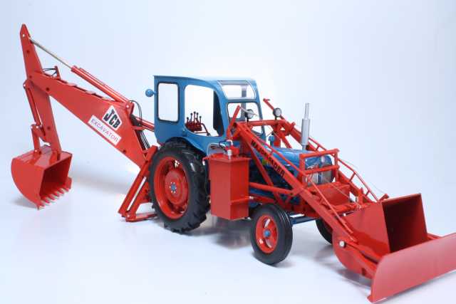 Fordson Major, JCB Frontlader + Hecklader