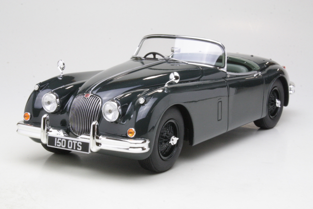 Jaguar XK150 S-OTS Roadster, tummanvihreä - Sulje napsauttamalla kuva