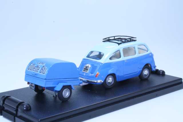 Fiat 600 Multipla ja perävaunu "Gillette"