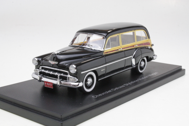 Chevrolet Styleline DeLuxe Station Wagon 1952, musta - Sulje napsauttamalla kuva