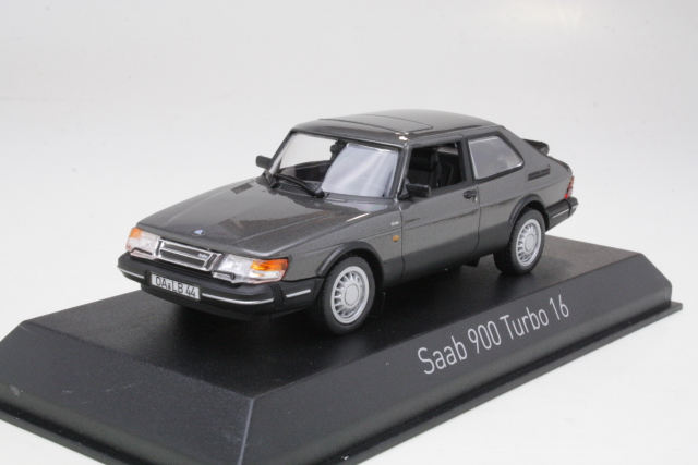 Saab 900 Turbo 16 Coupe 1991, harmaa - Sulje napsauttamalla kuva