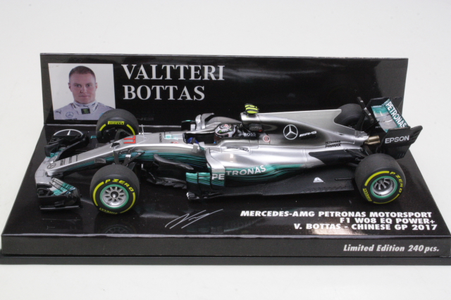 Mercedes-AMG W08, Chinese GP 2017, V.Bottas, no.77 - Sulje napsauttamalla kuva